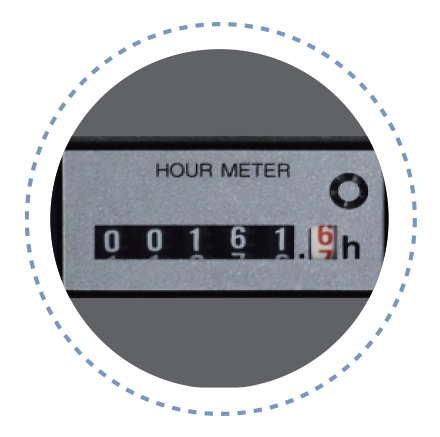 Betriebsstundenzähler (1 Stück)