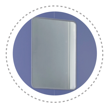 1 Sichtfenster (Isolierglas mit transparenter Heizfolie)